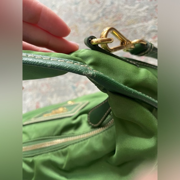 SOLD Prada re edition nylon hobo bag Green - Picture 8 of 11